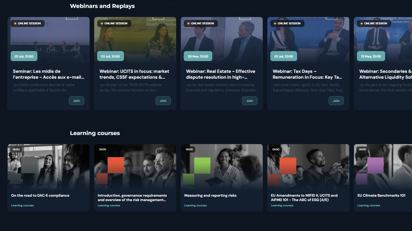 Arendt Play - Webinars and replays